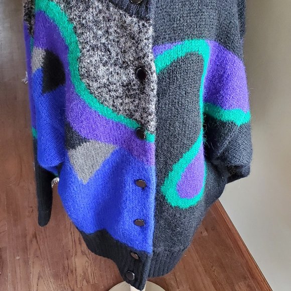 Vintage 80's mohair sweater - Picture 3 of 6